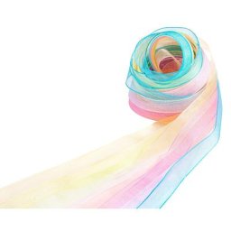 Lot de rubans chiffon ""couleurs pastel"", 10 mm, 10x 2 m