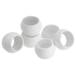 buttinette Ronds de serviettes, 5 x 5 x 3,1 cm, 6 pièces