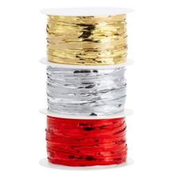 Set de rubans cadeaux ""raphia"", 3 mm, 3x 5 m