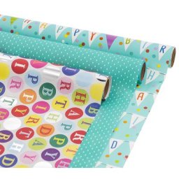 Set de papiers cadeaux ""Happy Birthday