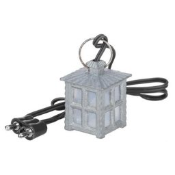 Petite lampe en métal, 2,1 x 2,1 x 3 cm