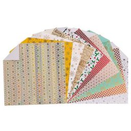 Ursus Papier de pliage ""X-mas"", 15 x 15 cm, 30 feuilles