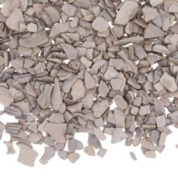Morceaux de coquillages ""shiny"", gris, 330 ml