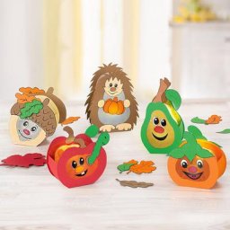 buttinette Kit créatif Lumignons ""automne"", 5 pièces