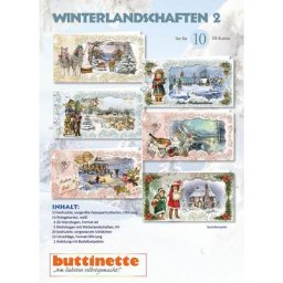 Kit créatif pour cartes 3D ""paysages d'hiver 2