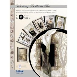 Kit créatif pour cartes 3D ""condoléances III"", pour 8 cartes