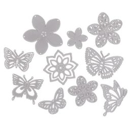Matrices de découpe ""printemps"", 3–6 cm, 10 pièces