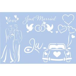 buttinette Pochoir ""mariage