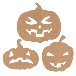 Citrouilles en MDF, 15,5-22,5 cm, 3 pièces