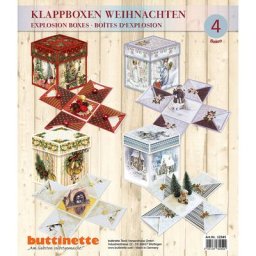 Kit créatif boîtes surprises ""Noël"", 11 x 11 x 11 cm