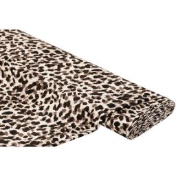 Tissu pour blouses ""léopard"", beige/marron