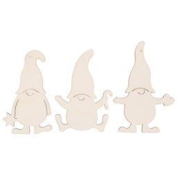 Suspensions ""lutins"", 13-14,5 cm, 3 pièces