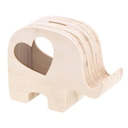 Tirelire ""éléphant"" en bois