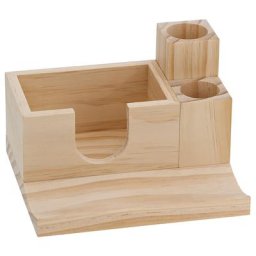 Organisateur de bureau en bois non traité