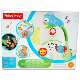Fisher-Price: Esőerdős 3 az 1-ben kiságyforgó - Mattel