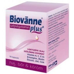 Biovánne Plus szépségvitamin kapszula - 90 db kapszula