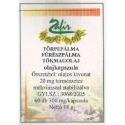 Zafir törpepálma, fűrészpálma, tökmagolaj kapszula - 60db
