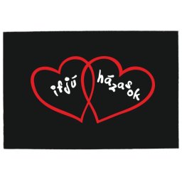 Tréfás Lábtörlő / Ifjú házasoknak