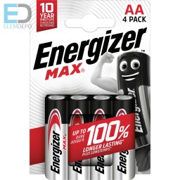Energizer Max AA LR6 B4 NEW ( plastic free ) (1 db ceruza elem )
