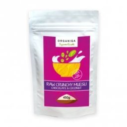 Organiqa Bio nyers ropogós müzli - csokoládé-kókusz - 450g