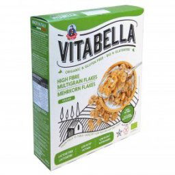 Vitabella bio gluténmentes gabonapehely rizs-kukorica - 300g