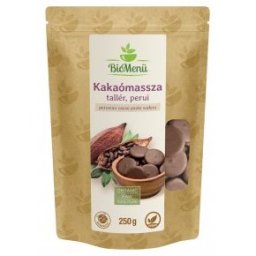 Biomenü bio perui kakaó massza tallér - 250g