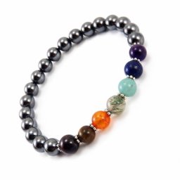 Férfi csakra karkötő hematittal (3)