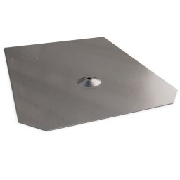 Napelem felerősítő borítás bitumen zsindelyhez 386x280 mm