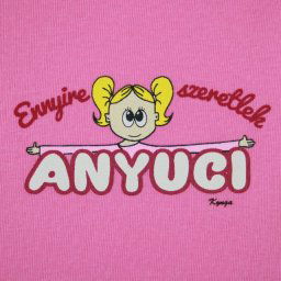 Vicces, feliratos hosszú ujjú body - Ennyire szeretlek Anyuci - 80 cm-es