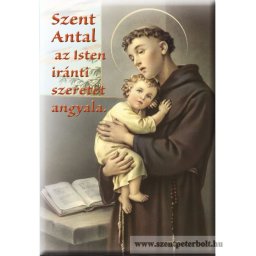 Szent Antal hűtőmágnes