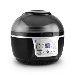 Klarstein VitAir Turbo, forrólevegős fritőz, 1400 W, 10 L, szürke-fekete (TK20-Vitair-2G-B)