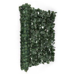 Blumfeldt Fency Dark Ivy, sötétzöld, borostyán, kerítés, védelmet nyújt a kíváncsi tekintetekkel és a széllel szemben, 300 x 100 cm (GDW2-FencyDarkIvy310)