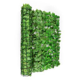 Blumfeldt Fency Bright Leaf, világoszöld, bükk, kerítés, védelmet nyújt a kíváncsi tekintetekkel és a széllel szemben, 300 x 100 cm (GDW2-FencBrigLeaf310)