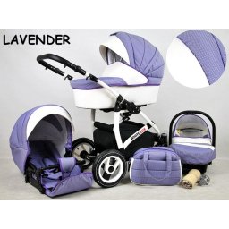 White Lux 3in1 multifunkciós babakocsi Lavender