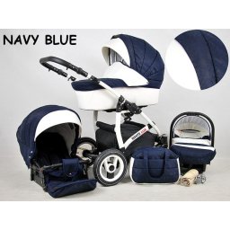 White Lux 3in1 multifunkciós babakocsi Navy Blue