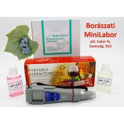 Borászati Minilabor PRO - Tudatos borászok alapcsomagja az aranyérmes minőségért