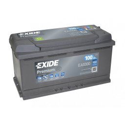 EXIDE Premium EA1000 100Ah 900A autó akkumulátor jobb+