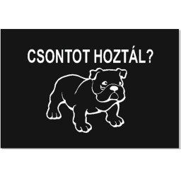 Tréfás Lábtörlő / Csontot hoztál
