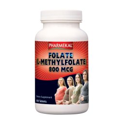 Pharmekal Folic Acid - Folsav (L-Metil-folát) 100 db