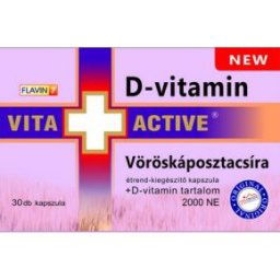 Vita+Active Vöröskáposztacsíra + D-vitamin kapszula - 30 db