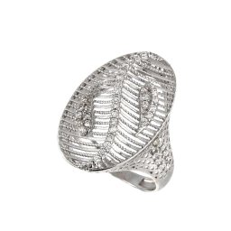 Crystal Lacework ezüst gyűrű 925‰-es, 58-as méret