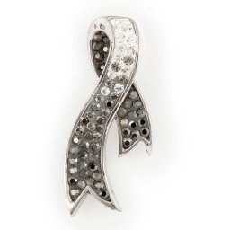 Ezüst medál kristályszalag 925‰-es