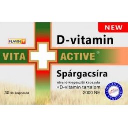 Vita+Active Spárgacsíra + D-vitamin kapszula - 30 db
