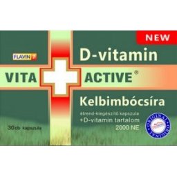Vita+Active Kelbimbócsíra + D-vitamin kapszula - 30 db