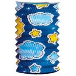 Lampion, harmonika, gyerek mintás
