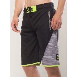 Férfi SUP rövidnadrág DIVISION BLACK+GREY, AQUA MARINA
