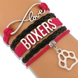 Szeretem a boxereket karkötő