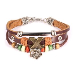 UNISEX BŐR-ACÉL KARKÖTŐ