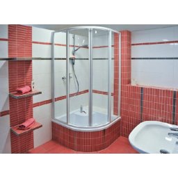 Supernova SKCP4-90 SABINA 170 Szatén+Pearl négyelemes negyedköríves tolórendszerű zuhanykabin