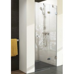 Brilliant BSD2-100 A-jobbos Króm+Transparent zuhanyajtó